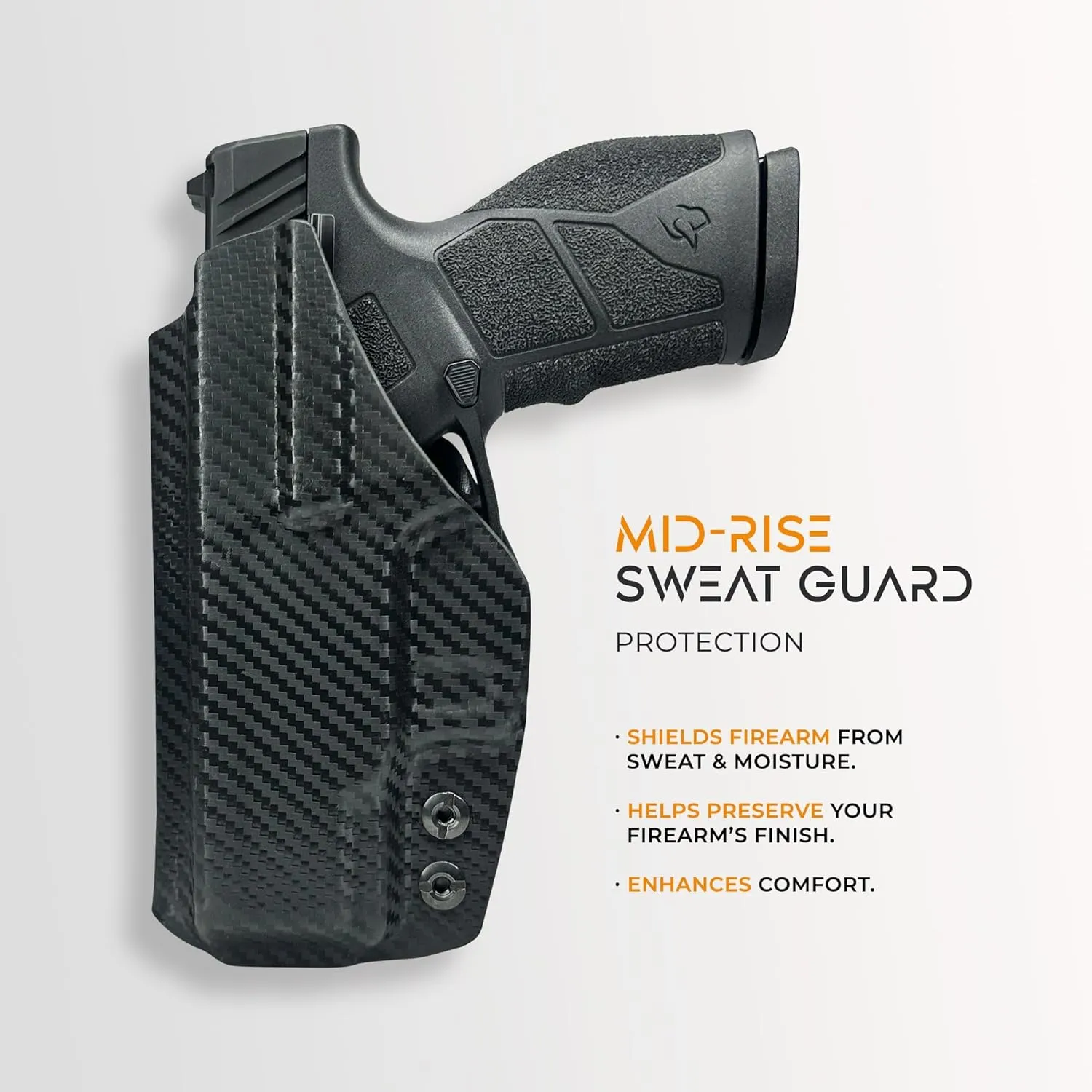 IWB Max Cover Holster Fits Springfield XD-M Elite 3.8'' Inside Waistband Kydex Gun Holster American Made Durable Lightweight Carry Gear