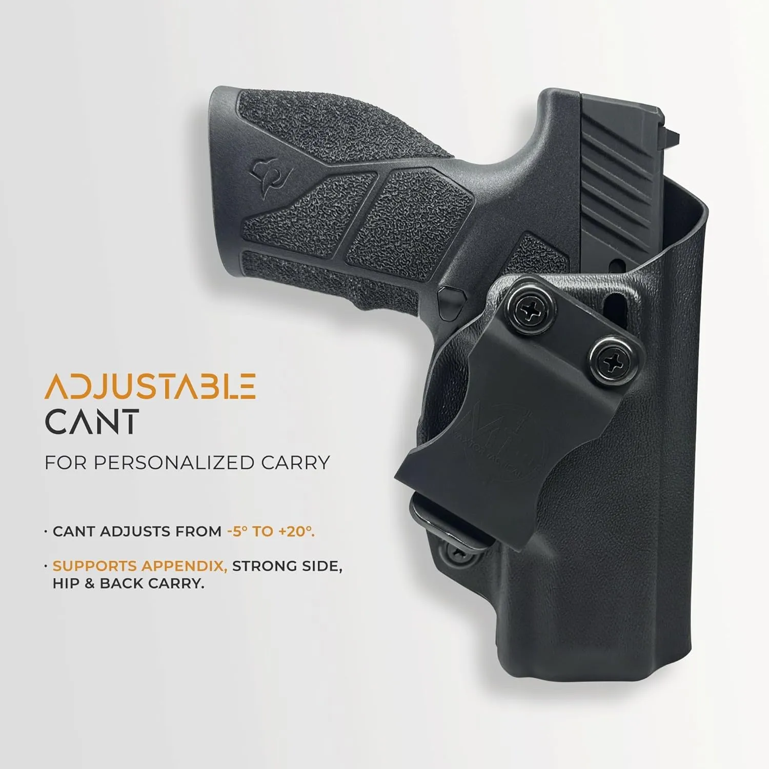 IWB Max Cover Holster Fits Springfield XD-M Elite 3.8'' Inside Waistband Kydex Gun Holster American Made Durable Lightweight Carry Gear