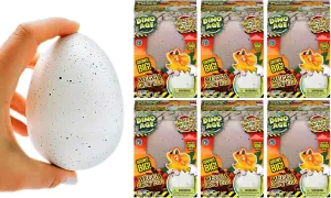 JA-RU Giant Dinosaur Eggs Water Growing Toys (6 Eggs) Animals That Grow in Water for Kids. Dinosaur Goodie Bags, Science Party Favors, Classroom Treasure Box Prizes. 1747-6p