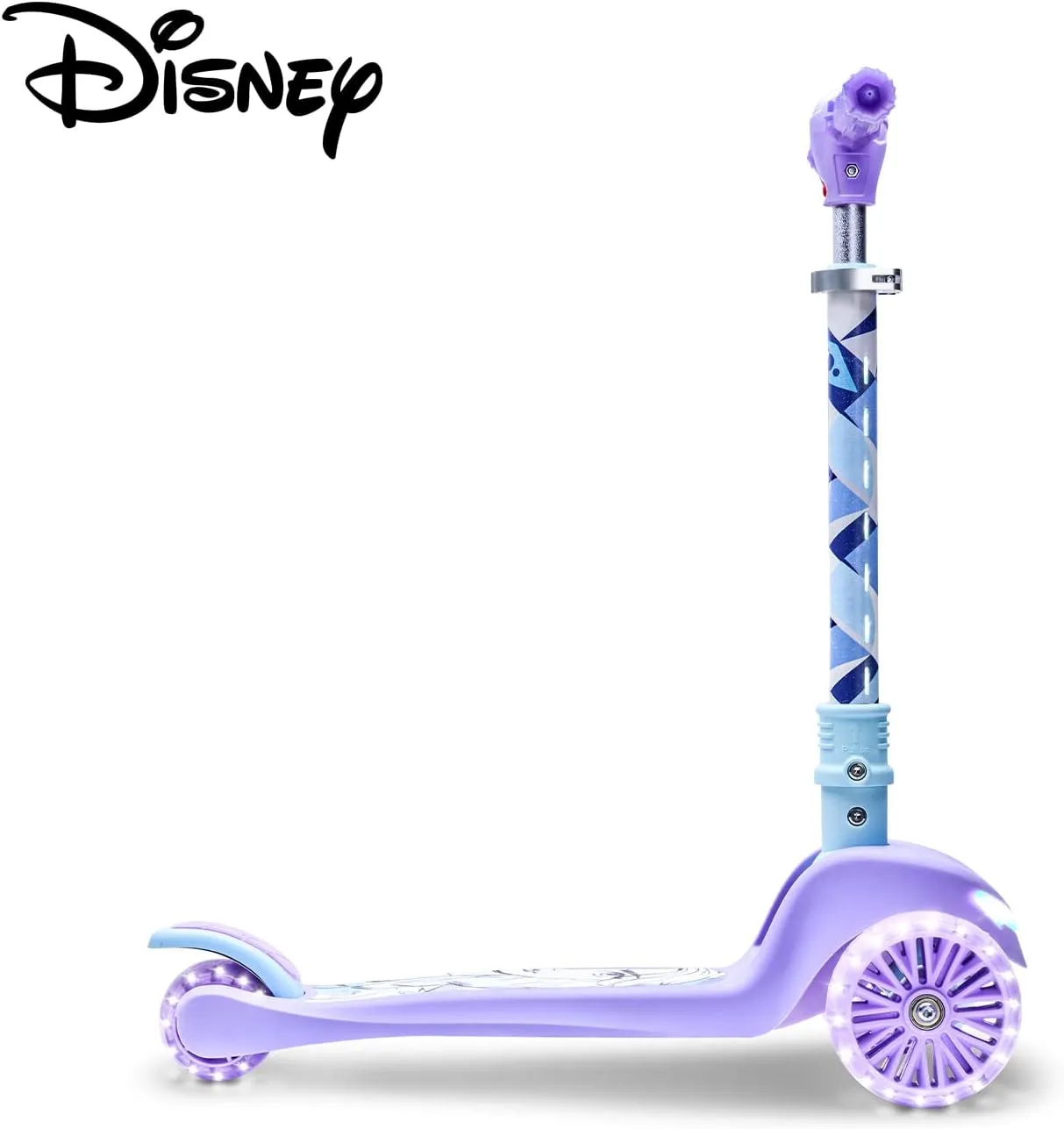 Jetson Character Kids Kick Scooter, LED Lights on Stem & Light-Up Wheels, Lightweight Frame, Height-Adjustable Handlebar, Lean-to-Steer System, Easy-Fold Mechanism