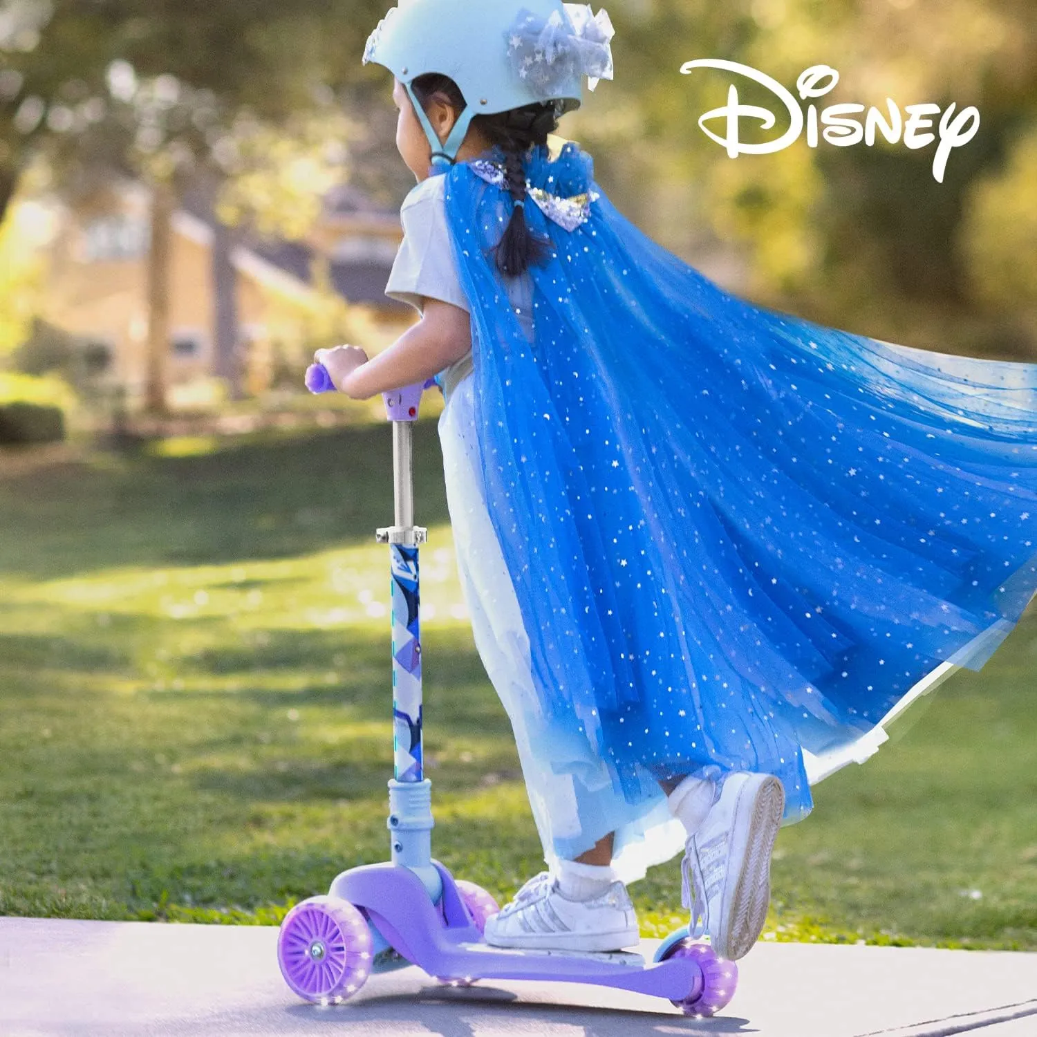 Jetson Character Kids Kick Scooter, LED Lights on Stem & Light-Up Wheels, Lightweight Frame, Height-Adjustable Handlebar, Lean-to-Steer System, Easy-Fold Mechanism