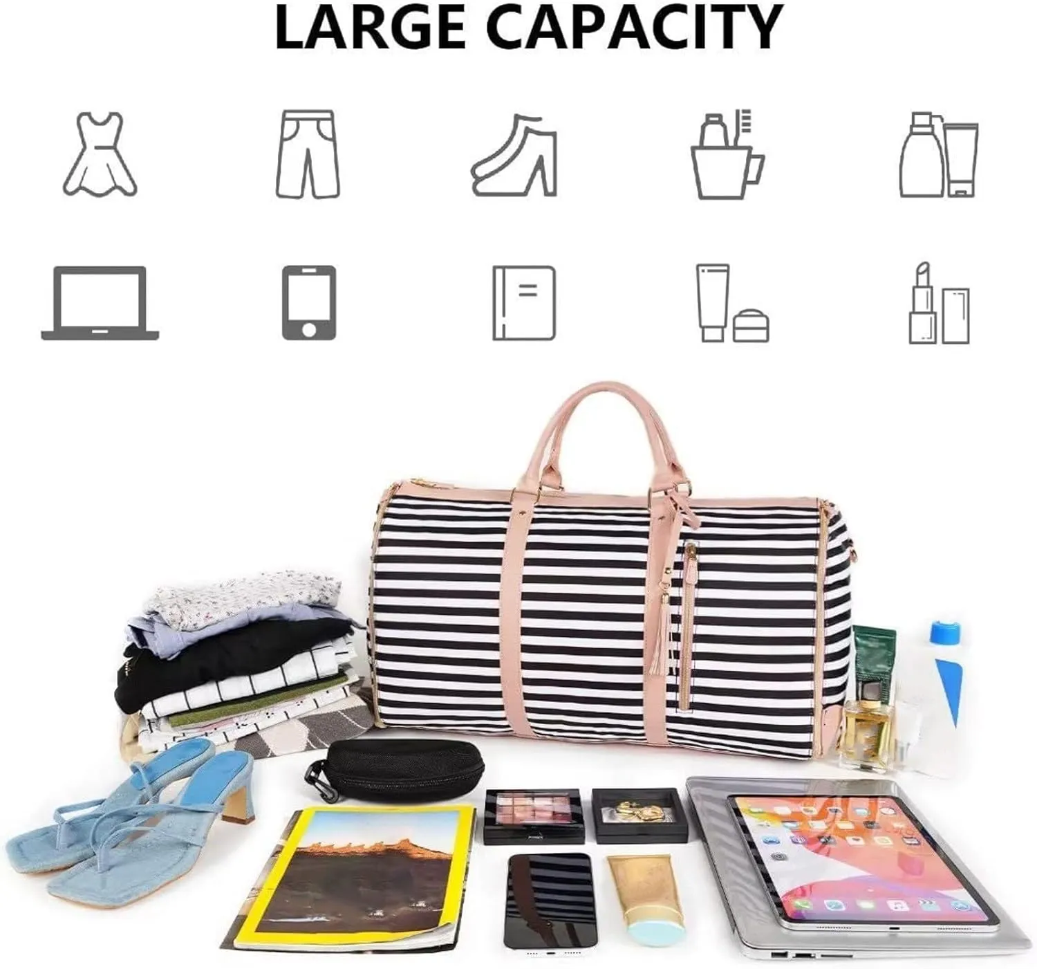 Jewelry Organizers and Storage, Lingerie Bags for Washing Delicates Black Tote Bag for Women Cube Storage Bins Lunch Box Sugar and Flour Containers Cutlery Drawer Organizer(Dark Blue)(20.