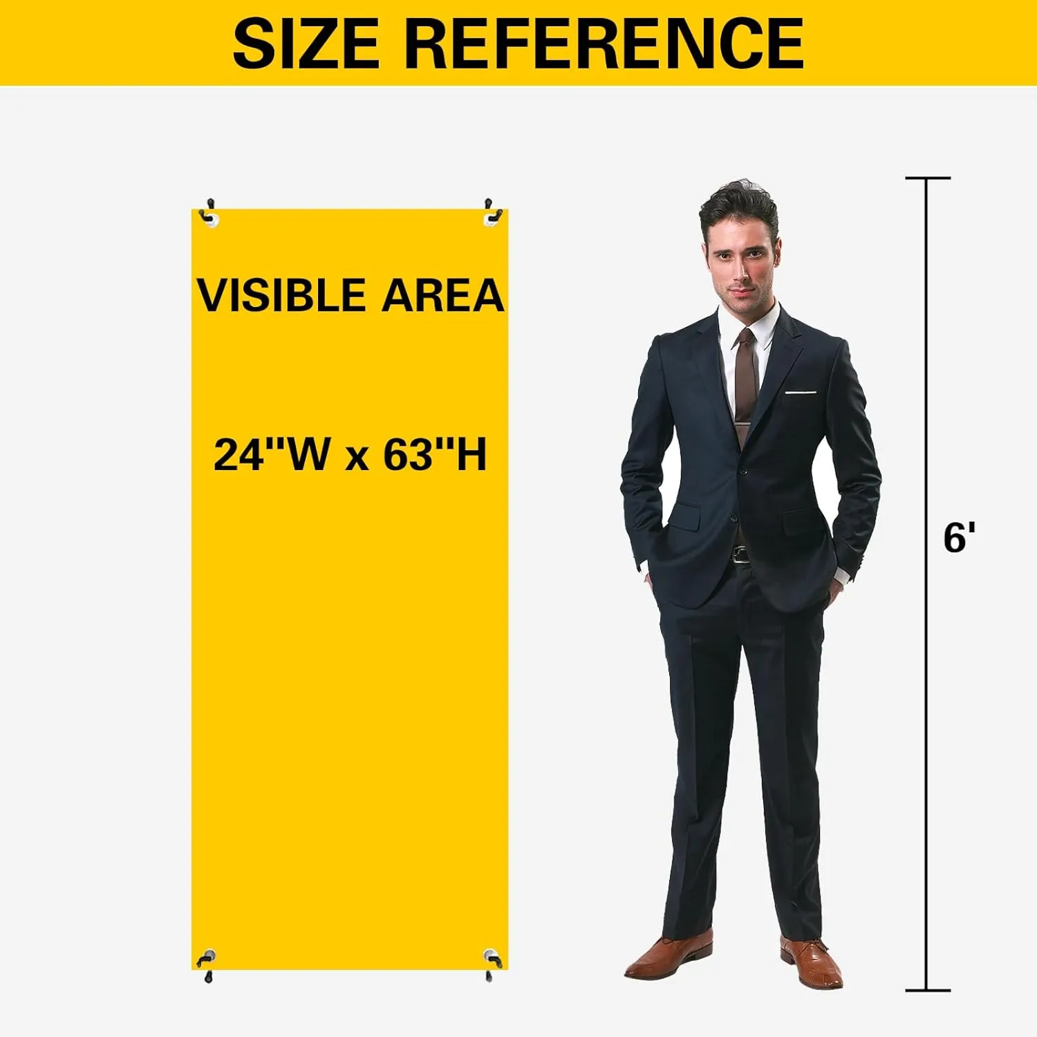 JUST 4 SIGNS CUSTOM Premium X-Banner Stand <24"x63"> MADE IN USA UV Printing with CURL-FREE FABRIC, Great for Trade Show and any Event Business Display Coming with Travel Bag