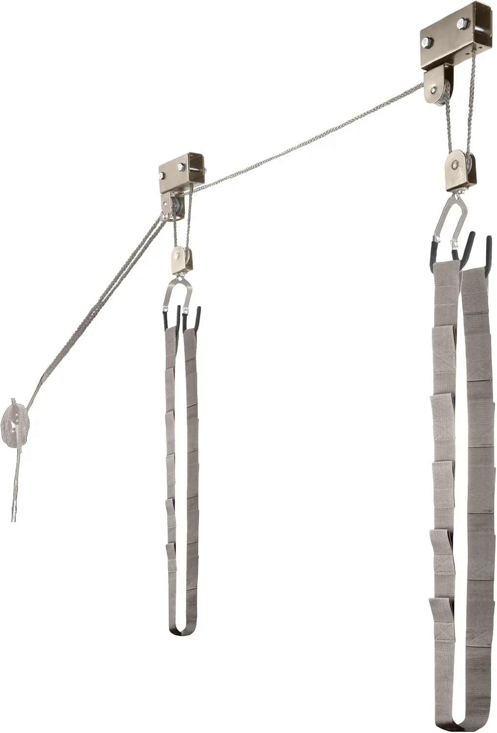 Kayak Storage Hoist - Overhead Pulley System with 125lb Capacity for Canoes, Bikes, Ladders, and More - for up to 12-Foot Ceilings