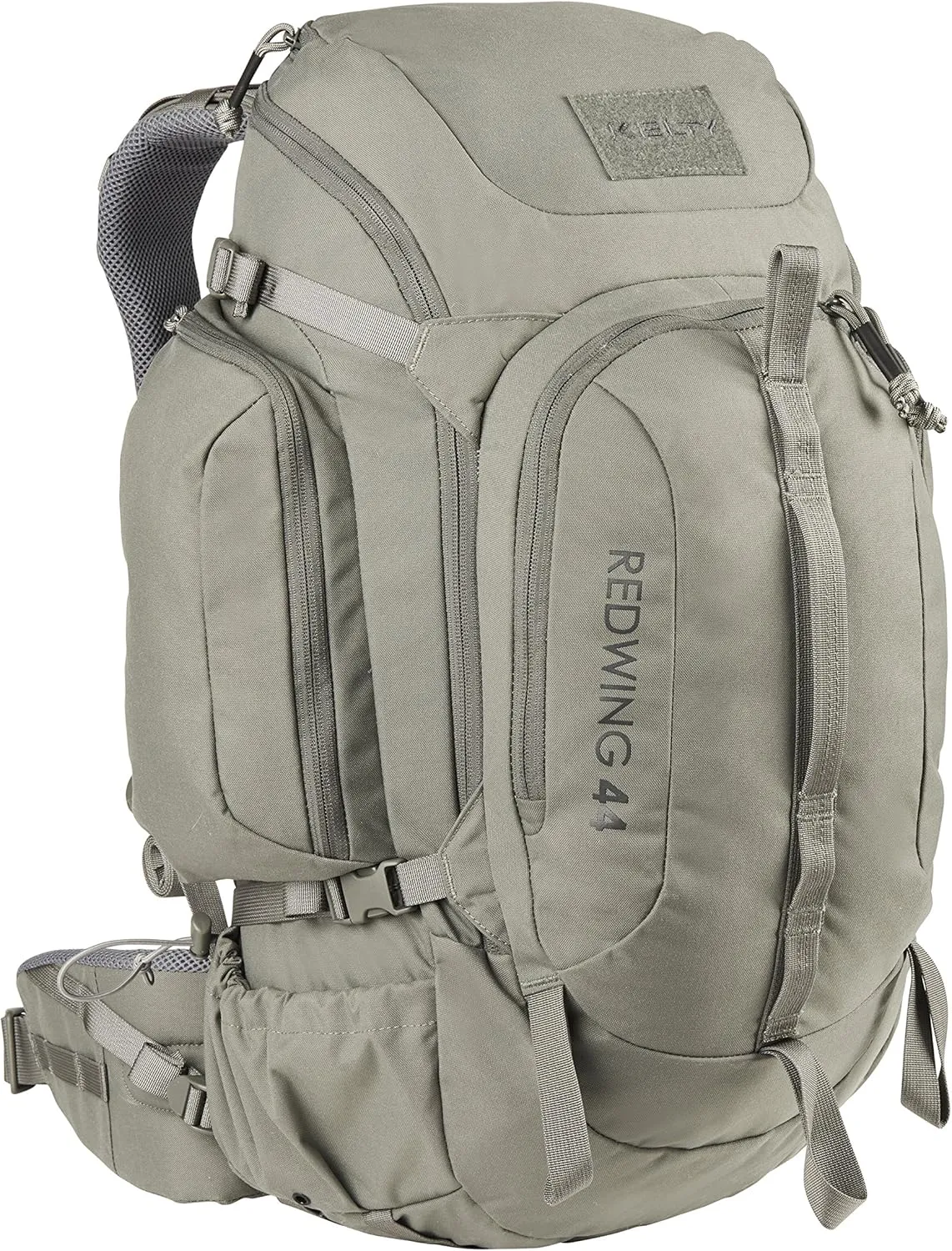 Kelty Redwing Tactical Backpack - Built to Military Specification Army Backpack, Durable & Strong, Built to Last, Aluminum Stays, Ideal for Military, Police, Outdoors Hiking or Bug Out Bag | Grey 44L