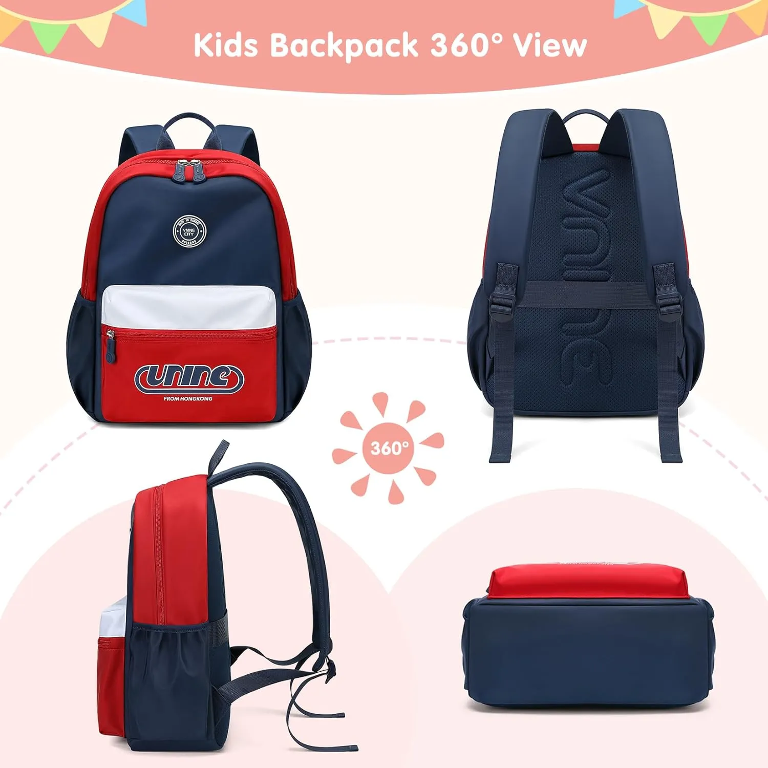 Kids Backpack for Girls Boys Preschool School Bookbags Toddler Little Bags Travel Daypack Lightweight Elementary Backpack Waterproof Backpacks