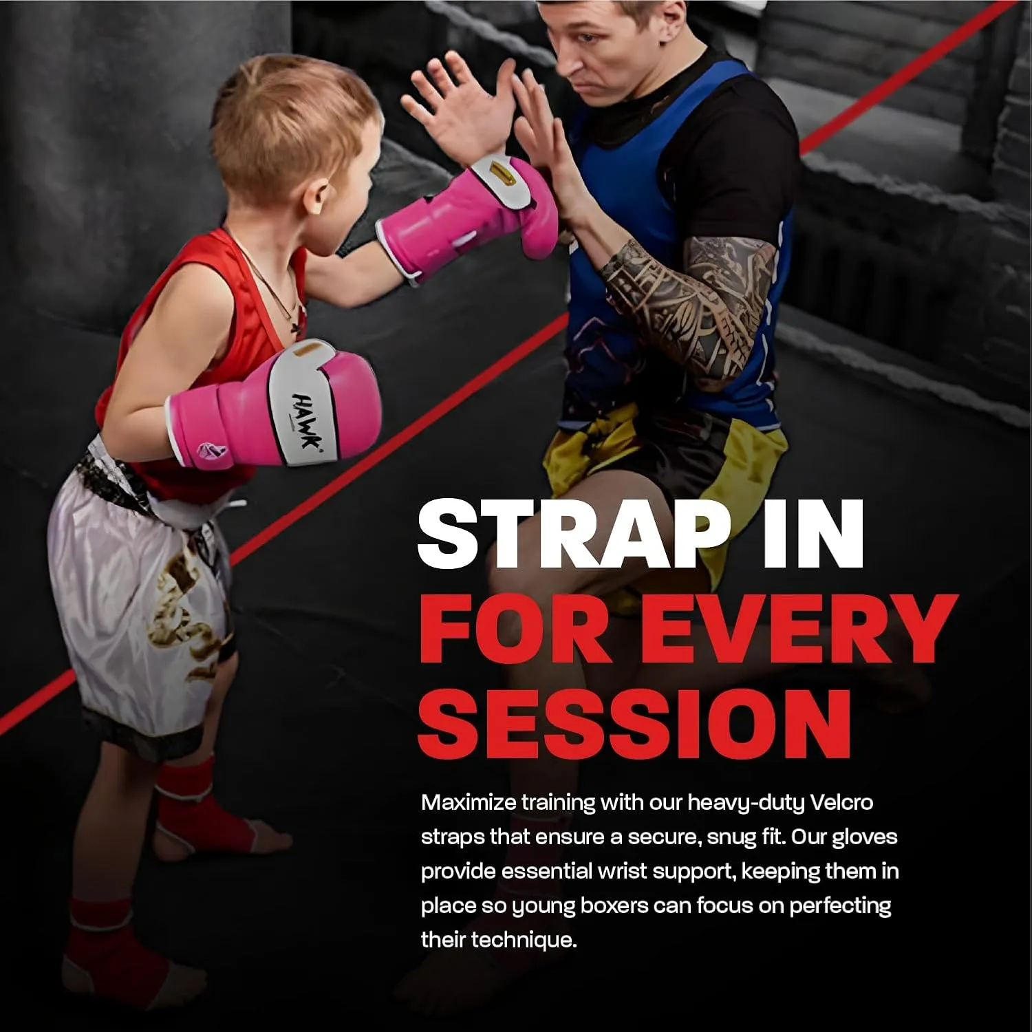 Kids Boxing Gloves for Kids Children Youth Punching Bag Kickboxing Muay Thai Mitts MMA Training Sparring Gloves