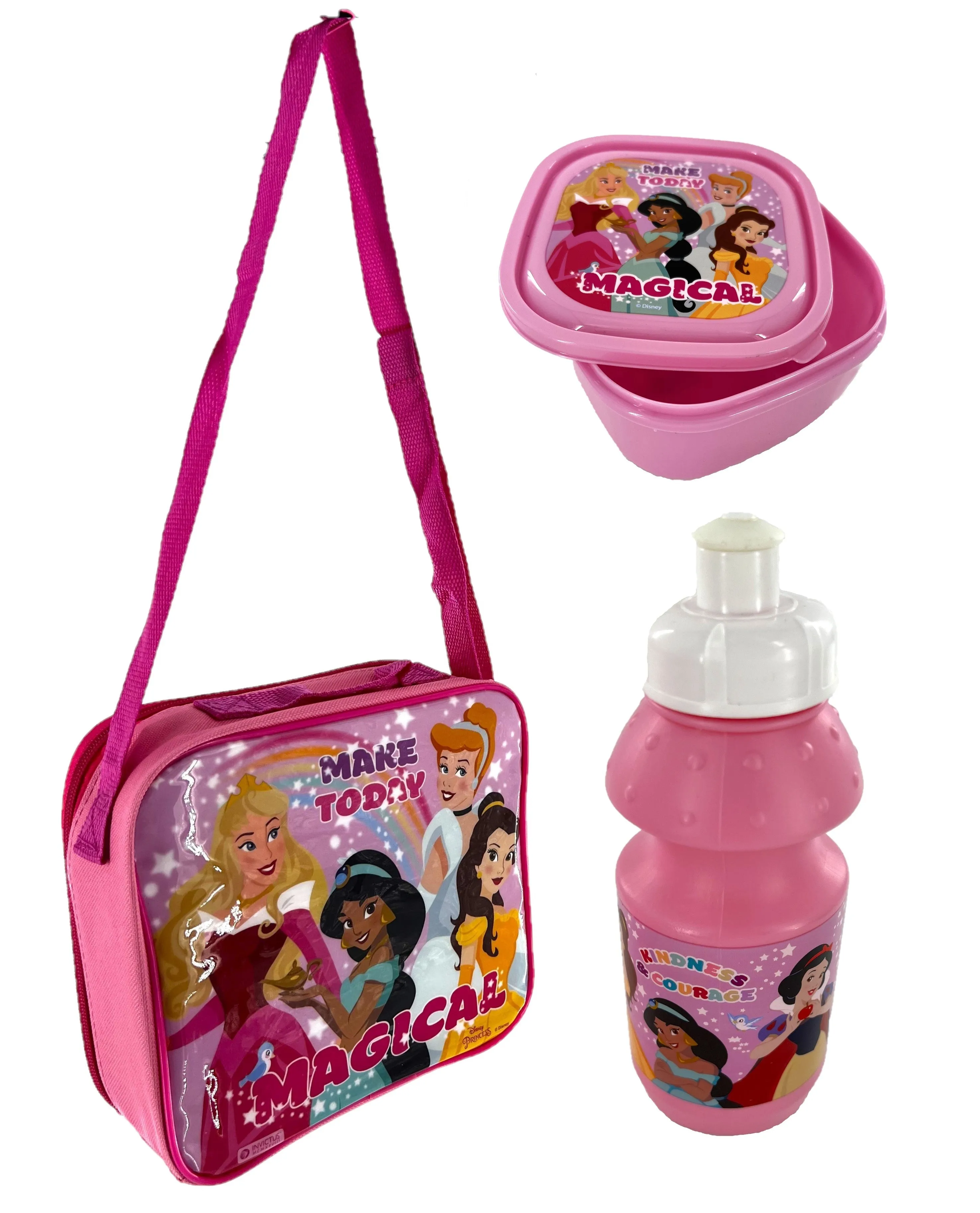 Kids Character 3 Pc Lunch Bag Set, Paw Patrol, Minnie, Stitch, Thomas, SpiderMan
