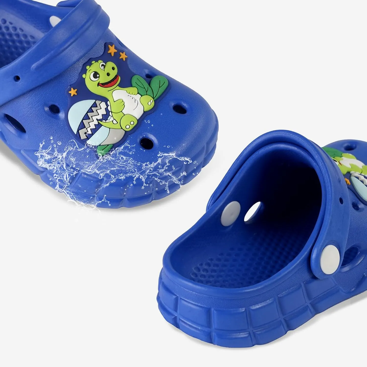 Kids Clogs for Boys Girls Lightweight Slip-On Sandals Water Shoes Beach Pool Slippers for Toddler/Little Kid