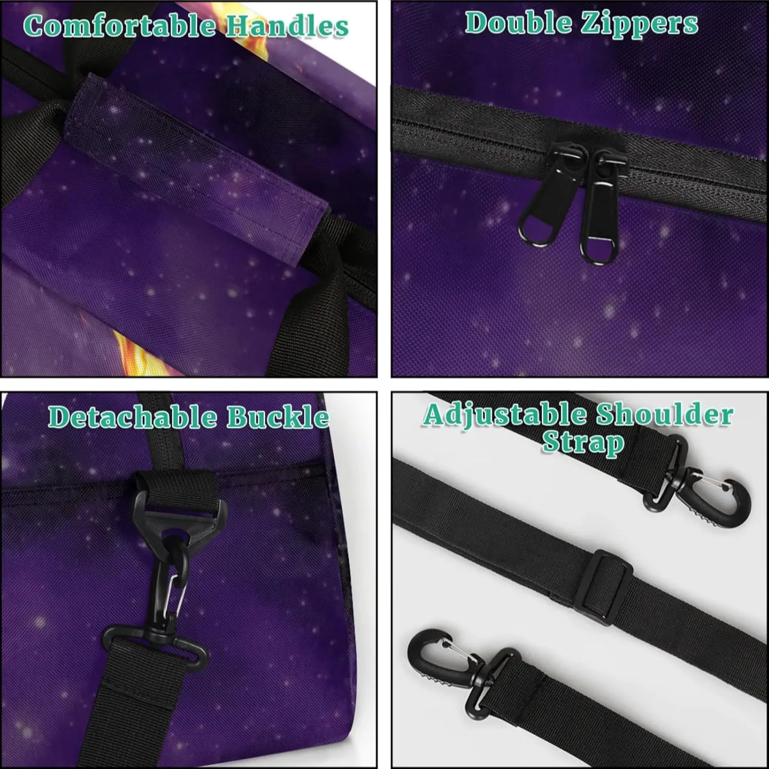 Kids Duffle Bag Personalized Gym Bag Overnight Bags, Ideal for Travel and Sports, Suitable for Men Women for Gym, Dance, Yoga, Durable Waterproof Sport Overnight Handbags Basketball Fire