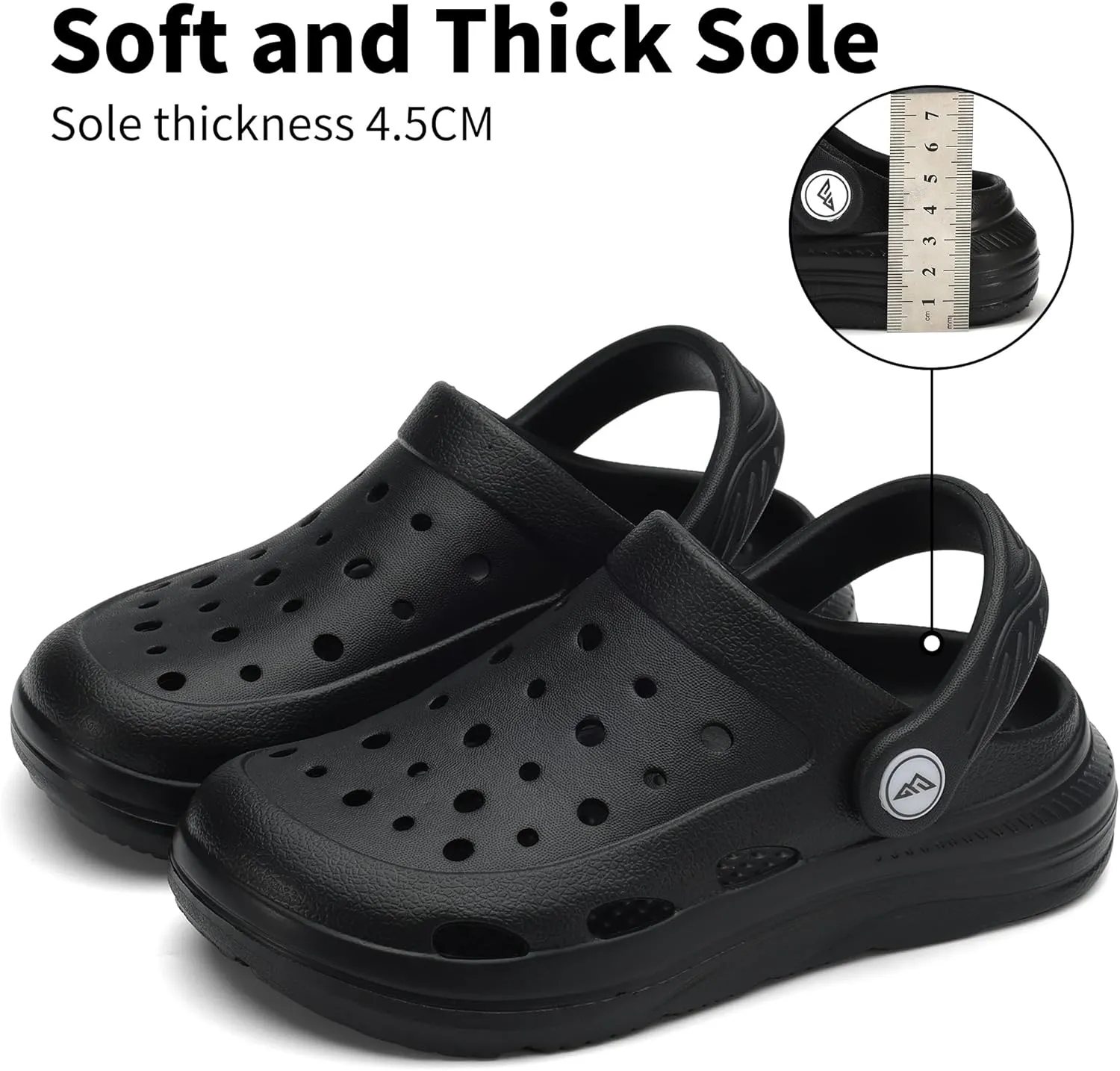 Kids Tie Dye Garden Clogs for Boys Girls | Lightweight Slip-On Water Shoes with Arch Support