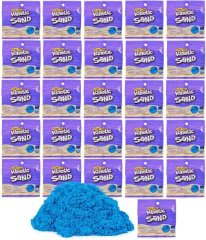 Kinetic Sand, 26-Piece Blue Play Sand Party Pack (Amazon Exclusive) for Party Favors, Goodie Bags and More, Sensory Toys for Kids Ages 3 and up