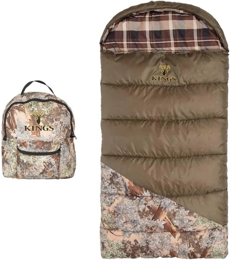 King's Camo Sleeping-Bags Hunter Junior  25 Degree Sleeping Bag
