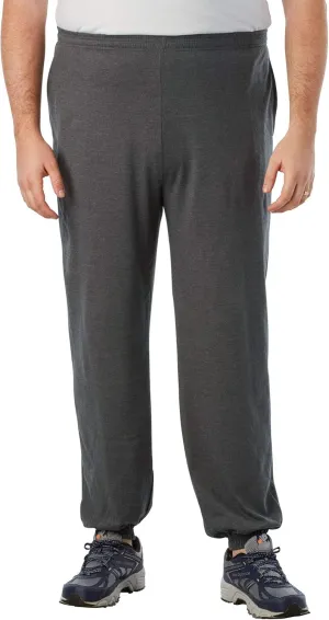 KingSize Men's Big & Tall Lightweight Elastic Cuff Sweatpants