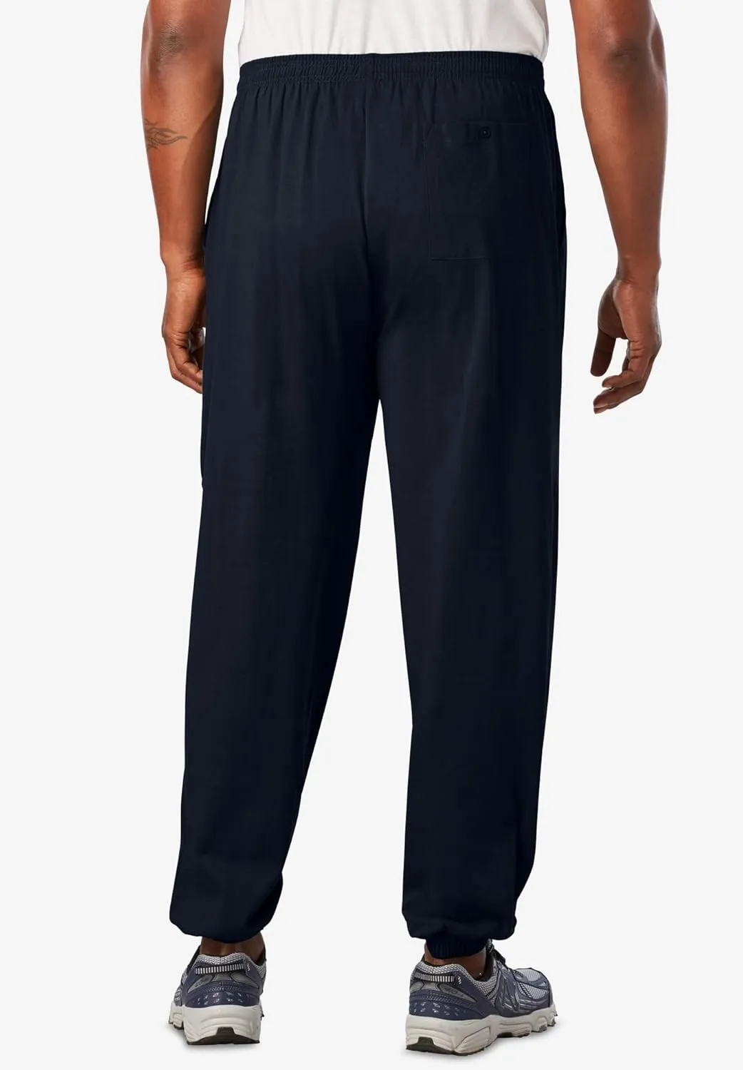 KingSize Men's Big & Tall Lightweight Elastic Cuff Sweatpants