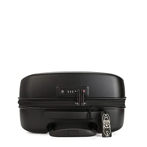 Kipling CURIOSITY S, Small Hardshell Suitcase 4 Wheels 360°, 55 cm, 44 L, Black Noir