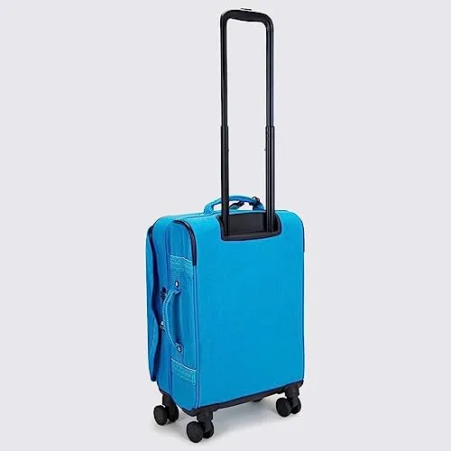 Kipling Spontaneous S, Cabin-Sized, 4-Wheeled 360° Suitcase with Elastic Straps, TSA Lock, 53 cm, 37.5 L, Eager Blue