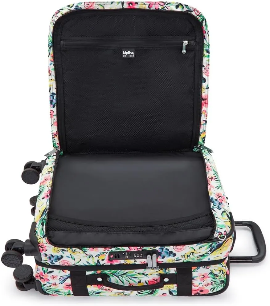 Kipling SPONTANEOUS S Small cabin size wheeled luggage, Carry On, Cocktail Floral, One Size