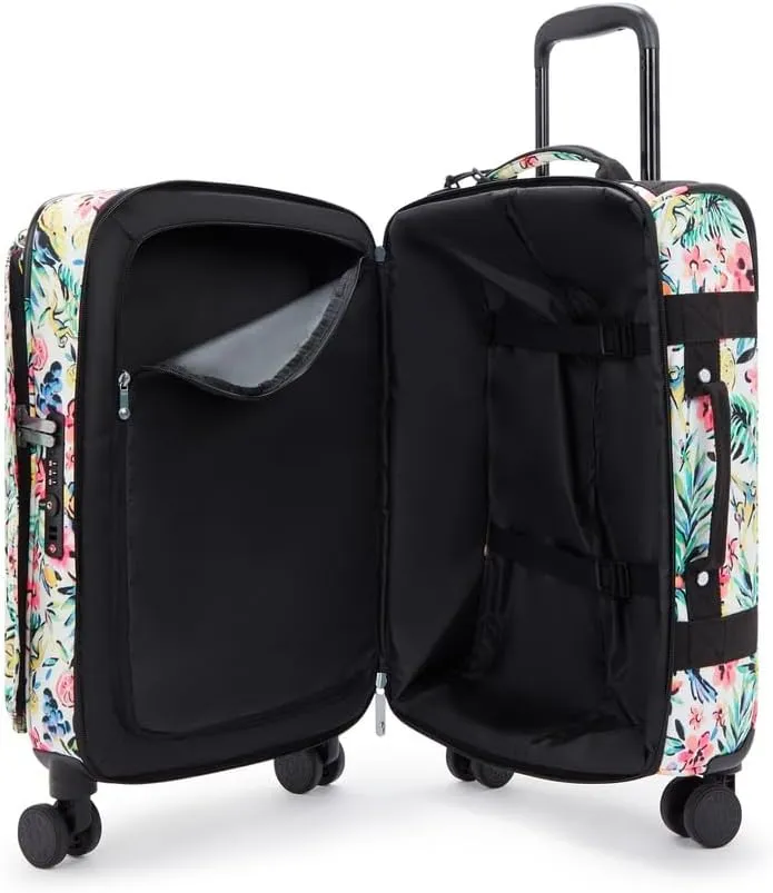 Kipling SPONTANEOUS S Small cabin size wheeled luggage, Carry On, Cocktail Floral, One Size