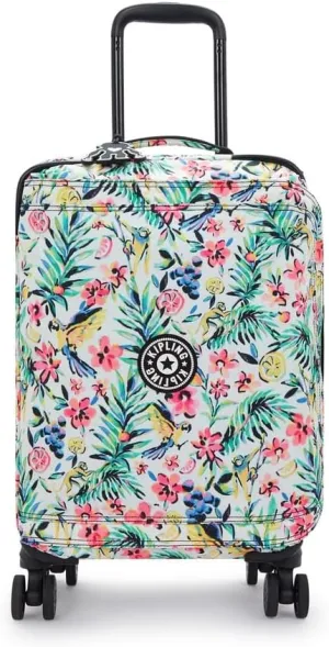 Kipling SPONTANEOUS S Small cabin size wheeled luggage, Carry On, Cocktail Floral, One Size