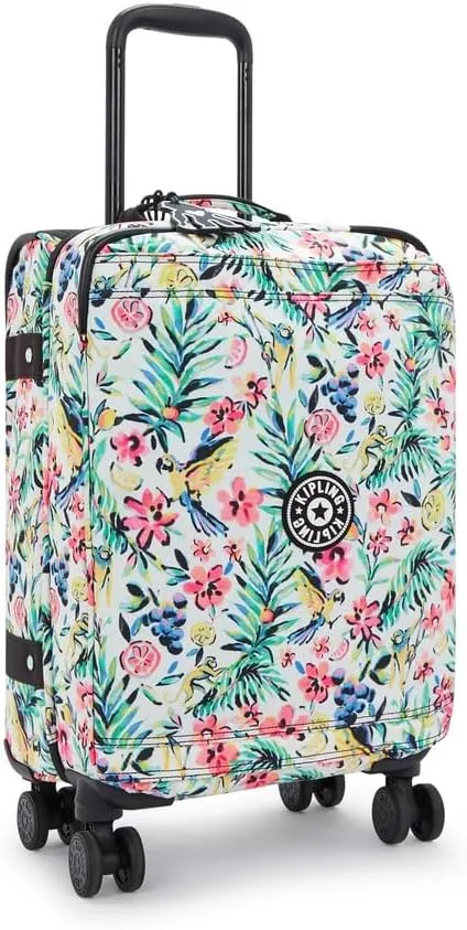 Kipling SPONTANEOUS S Small cabin size wheeled luggage, Carry On, Cocktail Floral, One Size