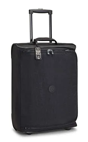 Kipling Teagan C, Extra Small cabine Size Wheeled Duffle, 55cm, 33 L, Black Noir