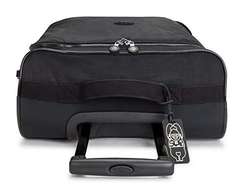 Kipling Teagan C, Extra Small cabine Size Wheeled Duffle, 55cm, 33 L, Black Noir