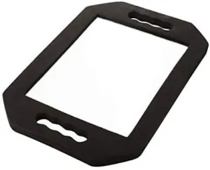 Large Hand Rectangular Double Handheld Foam Cushion Mirror with Handle Hair Salon Equipment Hairstylist and Barber Accessories