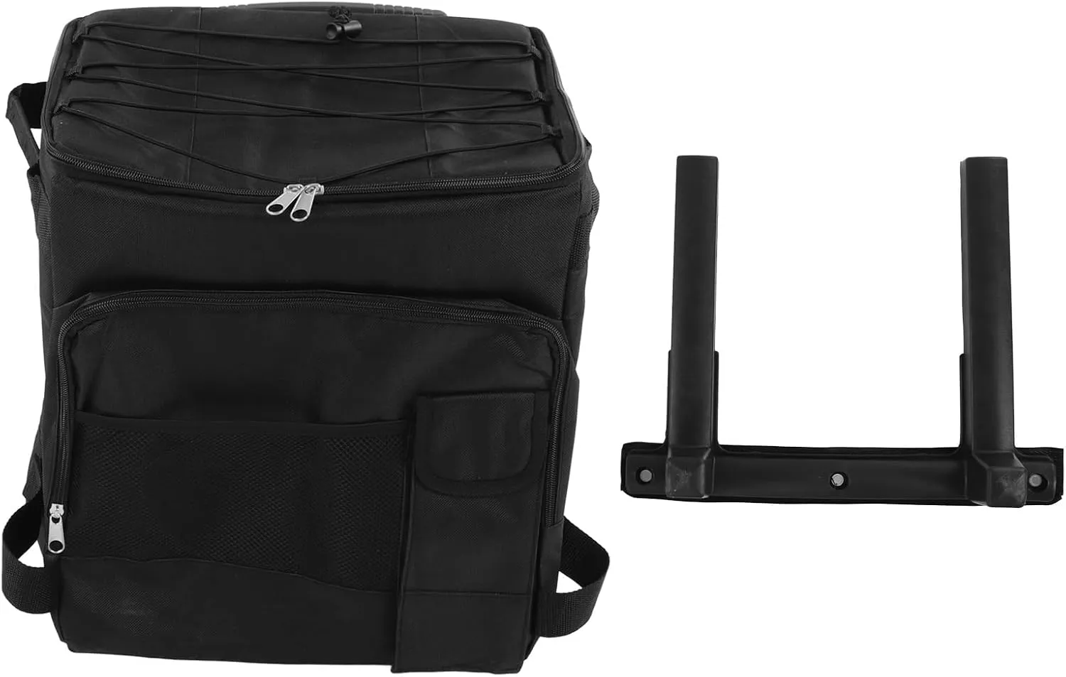 Large Rolling Cooler 43L Insulated Wheeled Cooling Bag with Dual Oxford Cloth for Outdoor Camping Picnic Beach Vacation
