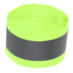 LIFKOME 1Roll Sew Reflective Webbing High Visibility Reflective Tape Strip Meters Fluorescent Clothing Safety Reflector for Vests Bags Hats and Pet Gear