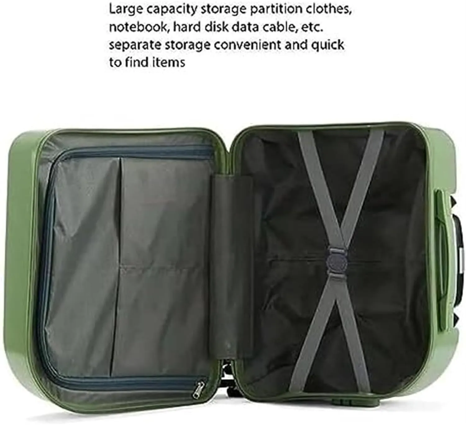 Light Suitcase 18inch Suitcases With 4 Wheels ABS Luggage Bag For Travel Suitcase Carry On Luggage Wheeled Luggage (Color : C, Size : 18 in)