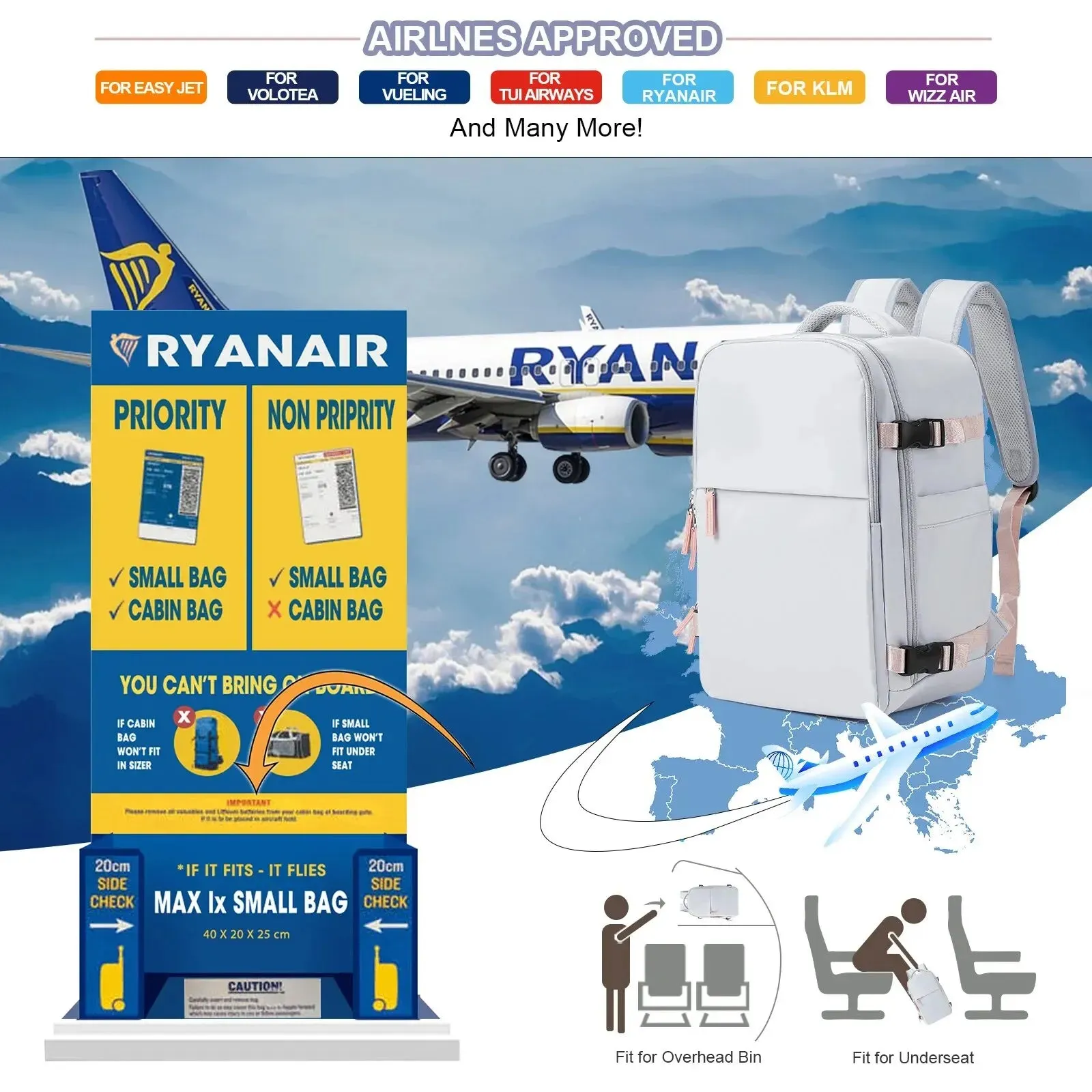 Likros Airline Approved Hand Luggage Bag