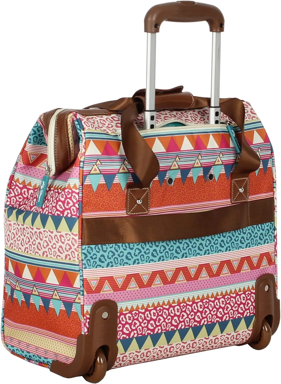 Lily Bloom Design Pattern Carry on Bag Wheeled Cabin Tote (On the Powl)