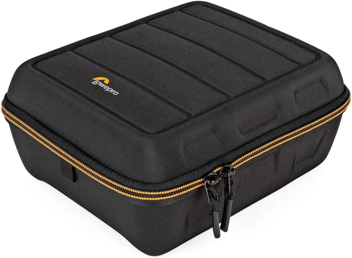 Lowepro Hardside CS 80 Case for Small Drone, Mirrorless Cameras, Larger Over-Ear Headphones, Black