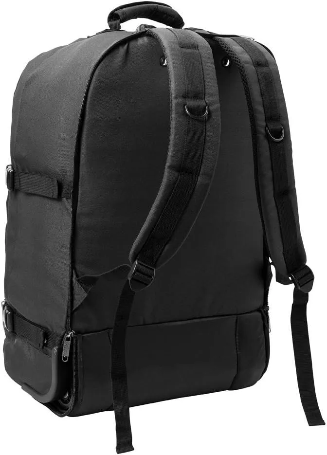 Lyon Flight Approved Bag Wheeled Hand Luggage - Carry on Trolley Backpack 44L 55x40x20cm (22x16x8)