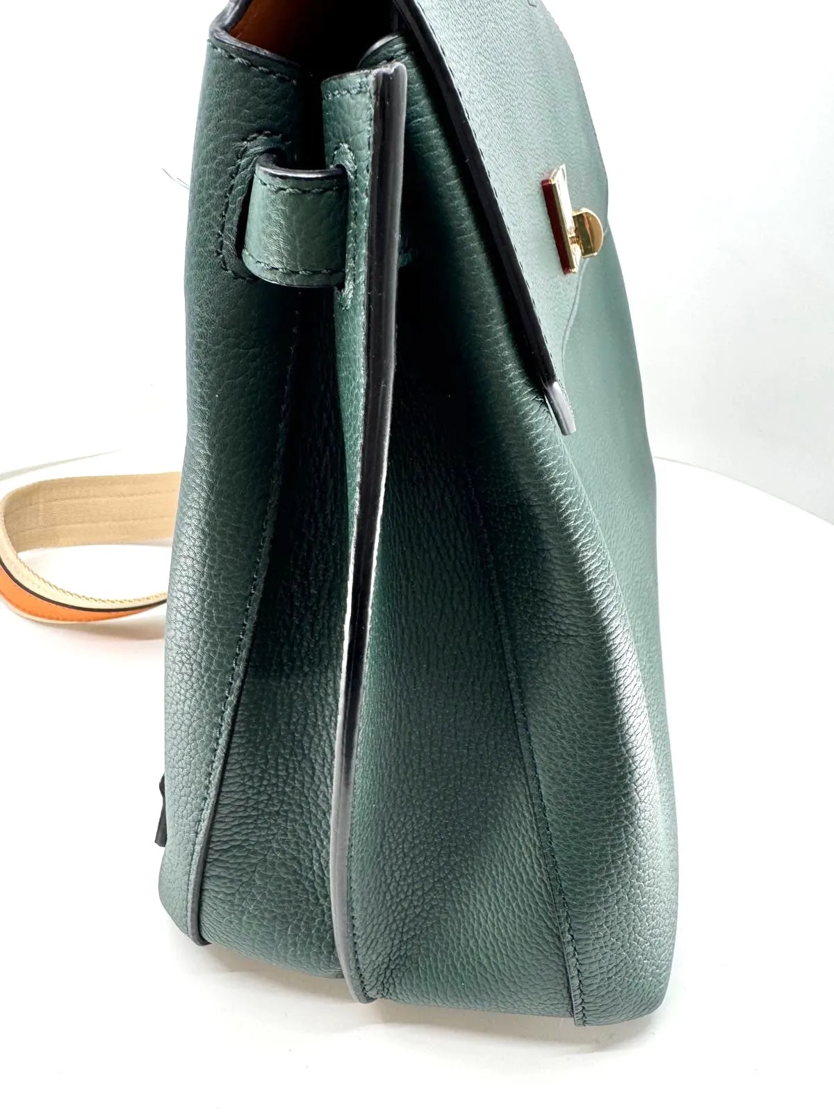MCM GRAINED CALFSKIN LEATHER LARGE MILLA CONVERTIBLE BACKPACK