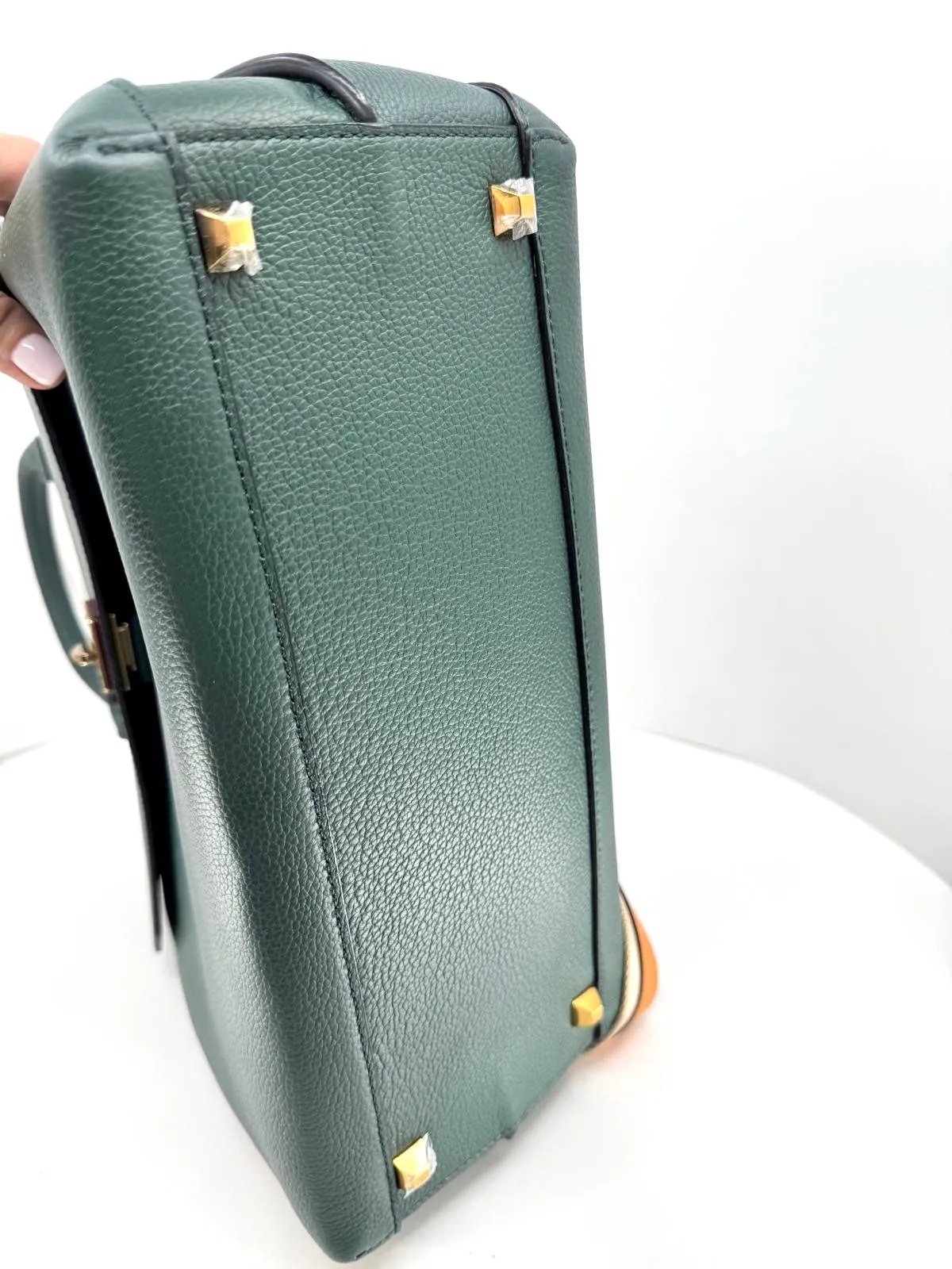 MCM GRAINED CALFSKIN LEATHER LARGE MILLA CONVERTIBLE BACKPACK
