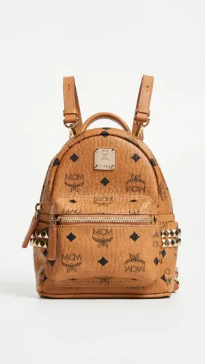 MCM VISETOS SIDE STUD BABY STARK BACKPACK