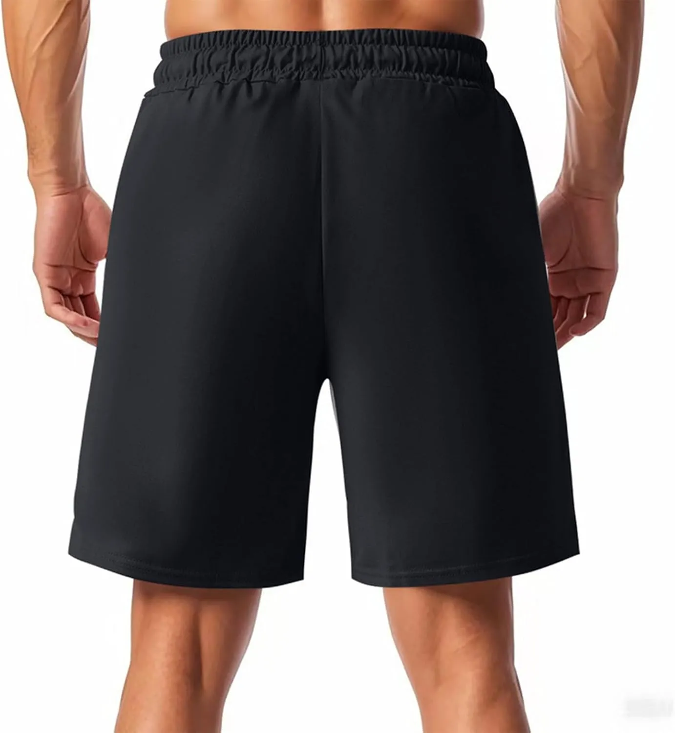 Men's Golf Shorts Quick Dry with Pockets Breathable Lightweight Casual Activewear Drawstring Elastic Outdoor Trunks