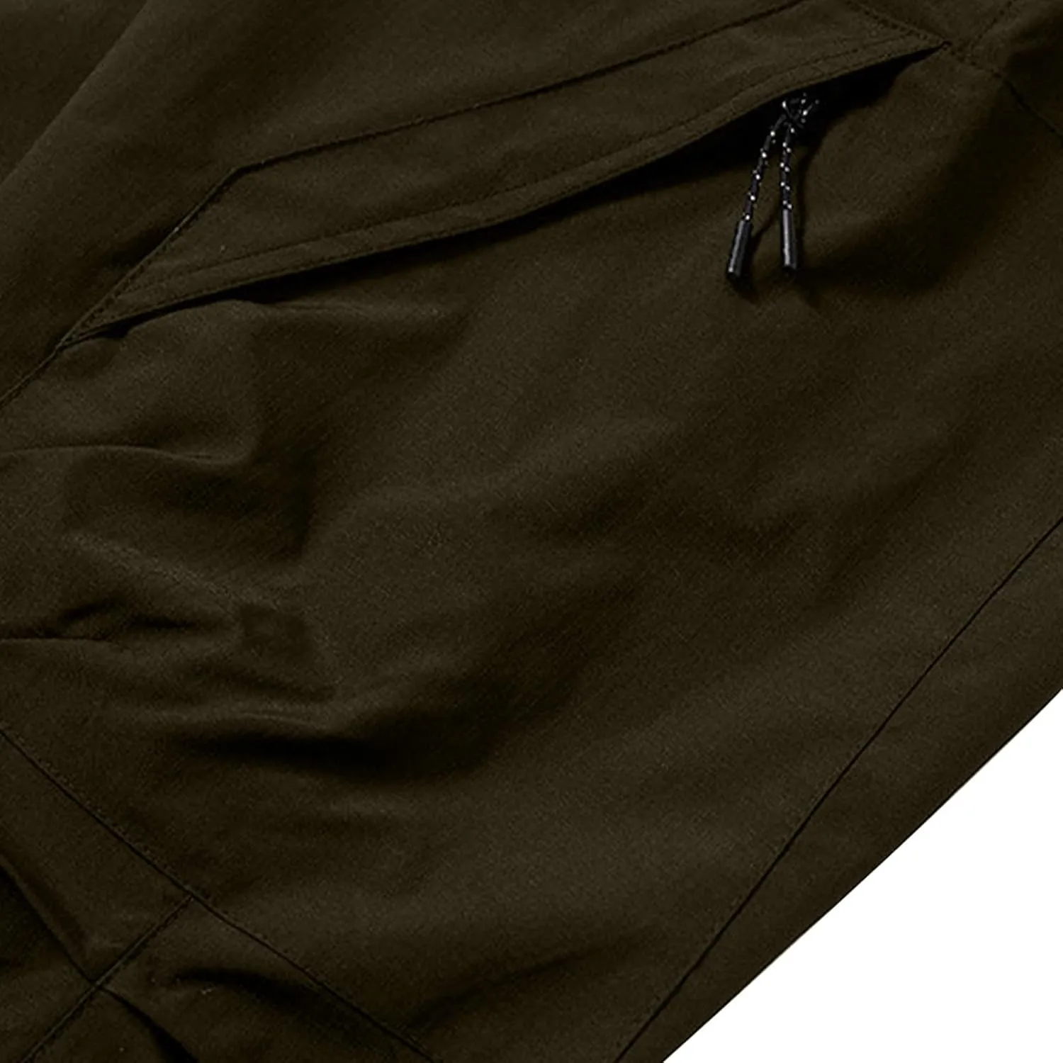 Mens Hiking Pants Lightweight Quick Dry Waterproof Cargo Pant Casual with Adjustable Drawstring Multi Pockets Outdoor