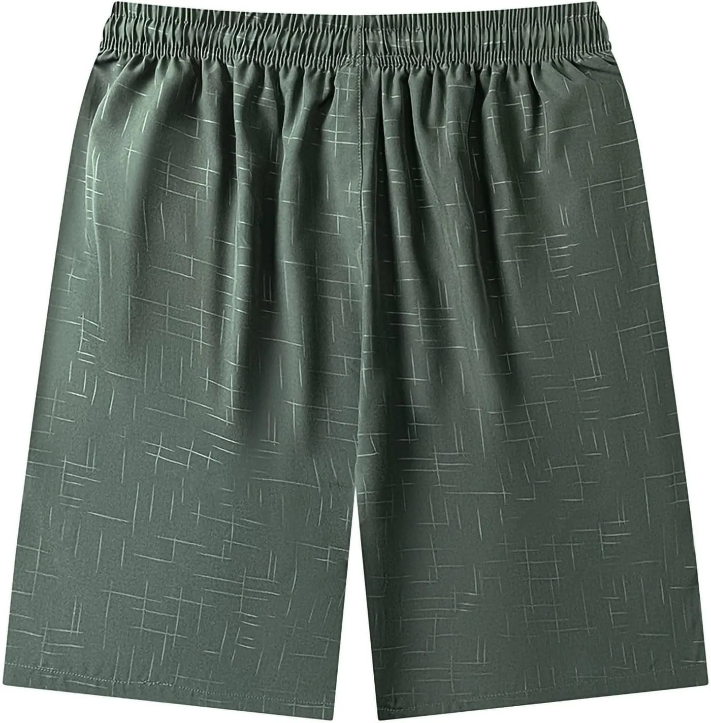 Men's Ice Silk Shorts Quick Dry with Pockets Athletic Workout Casual Breathable Lightweight Outdoor Beach Trunks