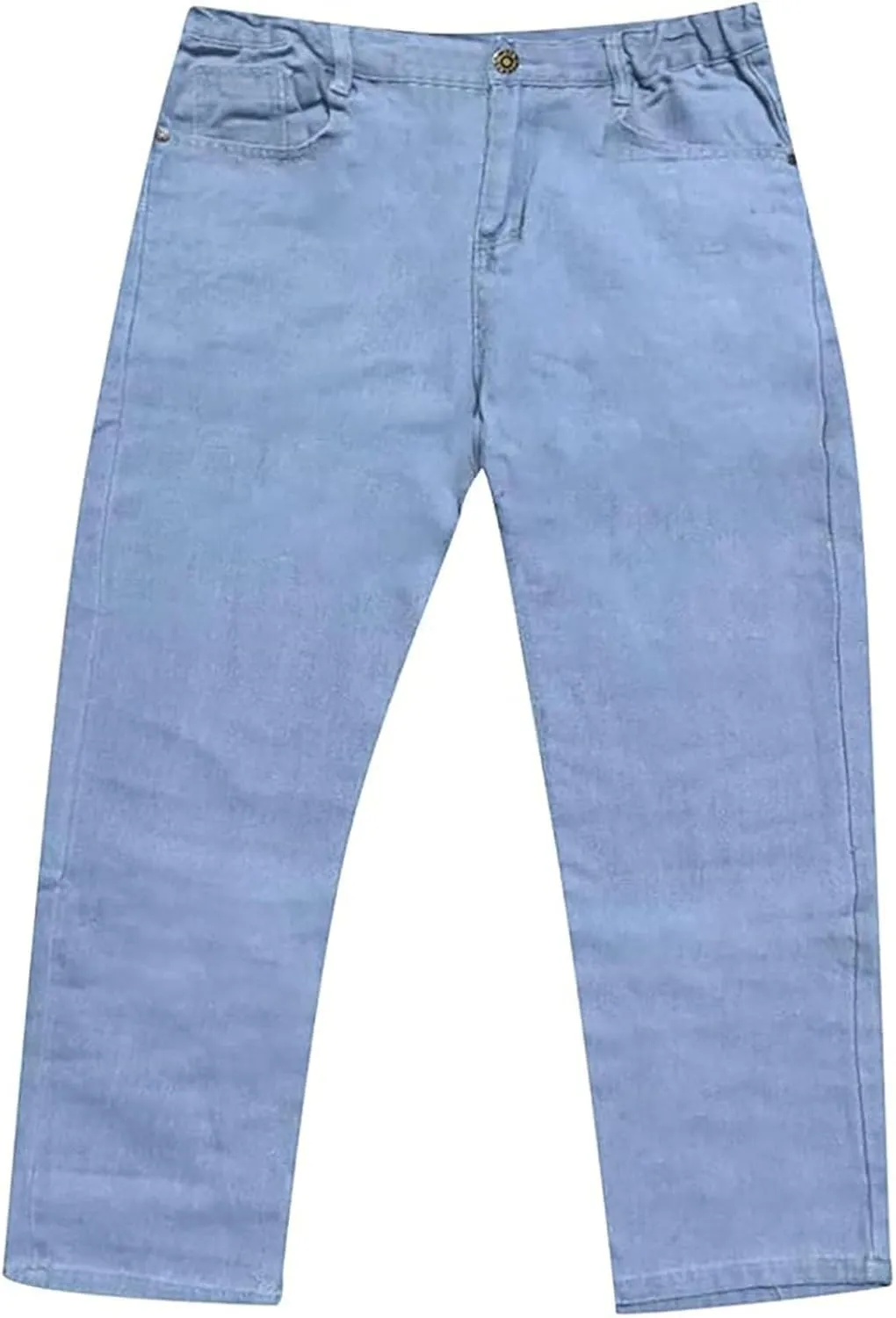 Mens Relaxed Fit Jeans Y2k Hip Hop Streetwear Wide Leg Jean Plus Size Baggy Straight Leg Denim Pants Casual Trousers