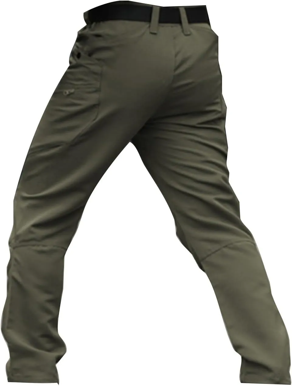 Mens Tactical Pants Camo Hiking Stretch Pants Hunting Construction Moisture Wicking Pant with Pockets