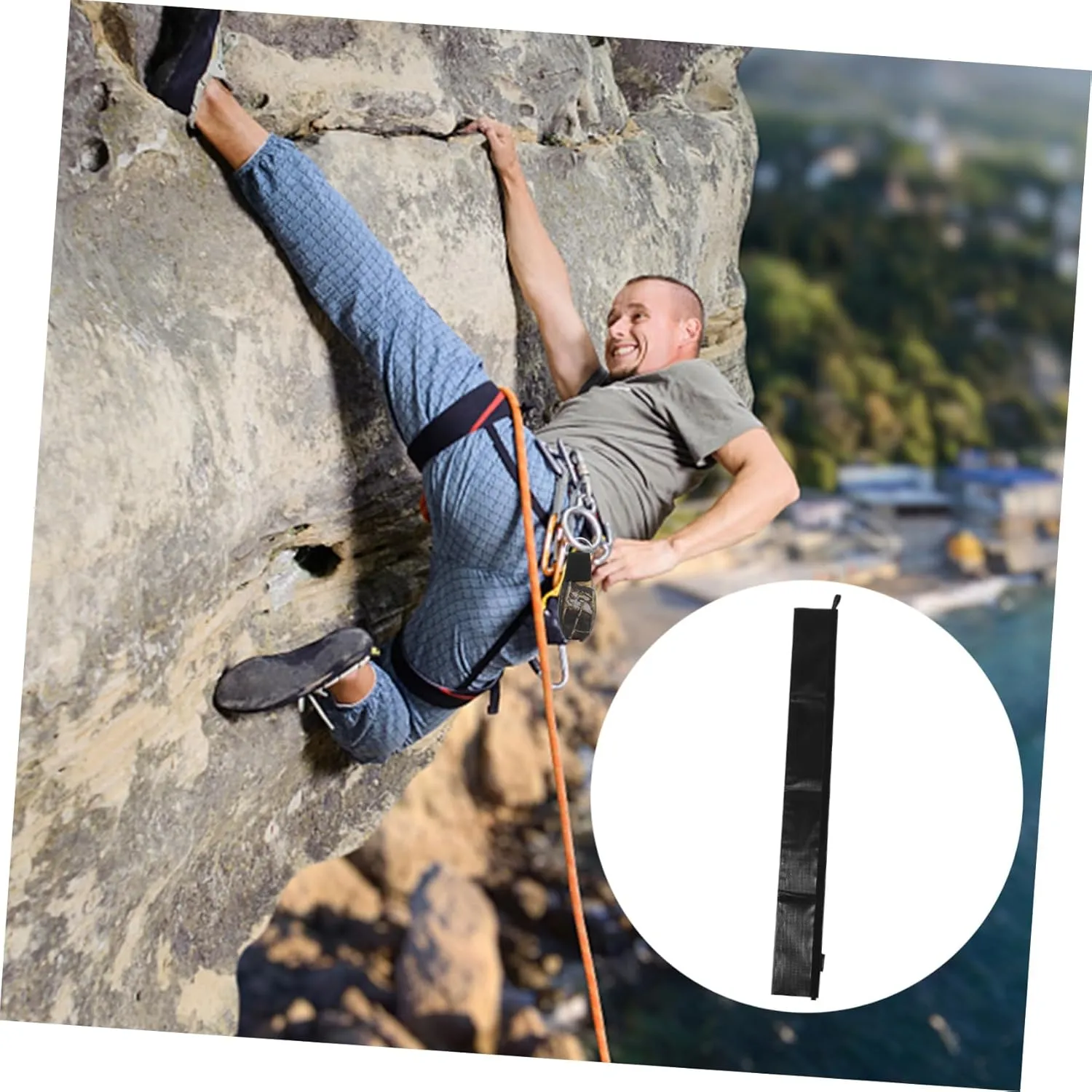Milisten Climbing Rope Protective Cover Outdoor Equipment Camping Rope Protecting Tubes Lightweight Rope
