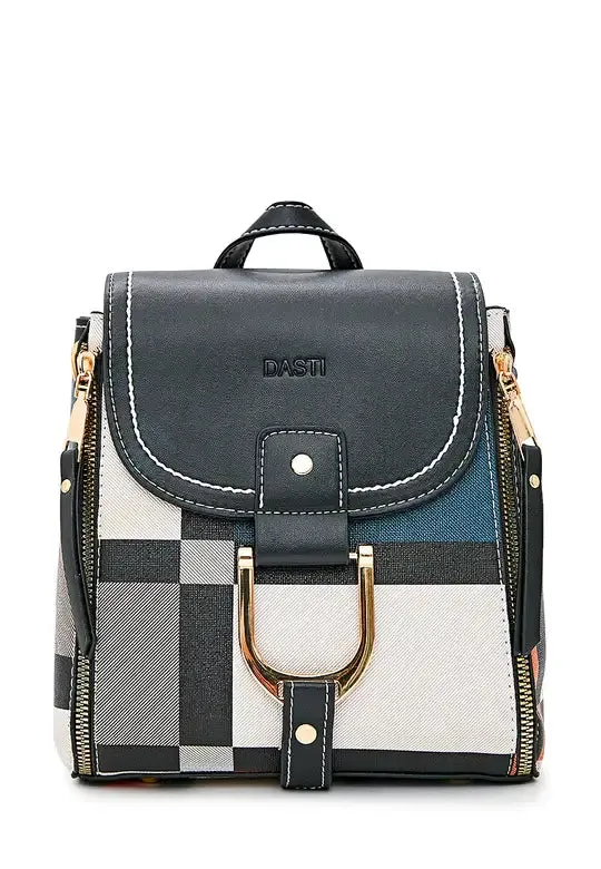 Mini Convertible Backpack Small Purse for Women Dasti (Beige)