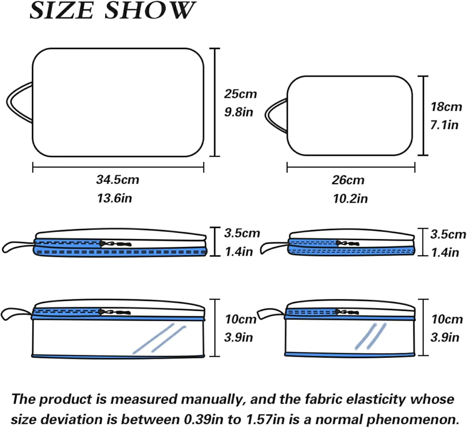 MNSRUU Compression Packing Cubes for Suitcases 3 Set, White Cat Astronaut Travel Luggage Organiser Portable Toiletry Storage Bags for Clothes Shoes Home Storage