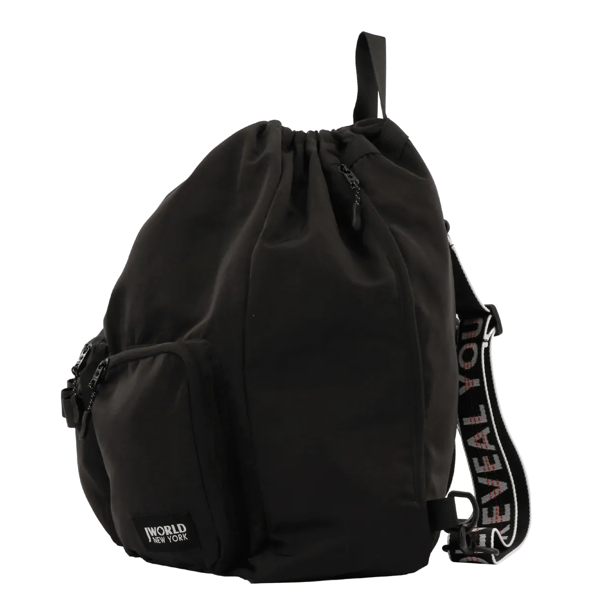 Mod Premium Drawstring Backpack in Black