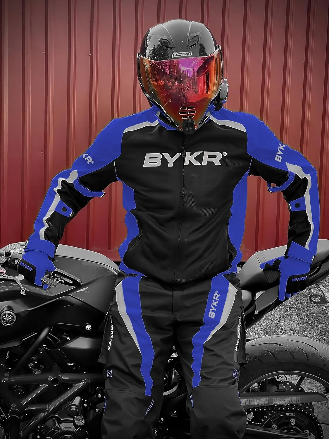 Motorcycle Pants for Men and Women Armored Cordura Overpants Enduro ATV Dual Sports Motocross Cargo Work Touring
