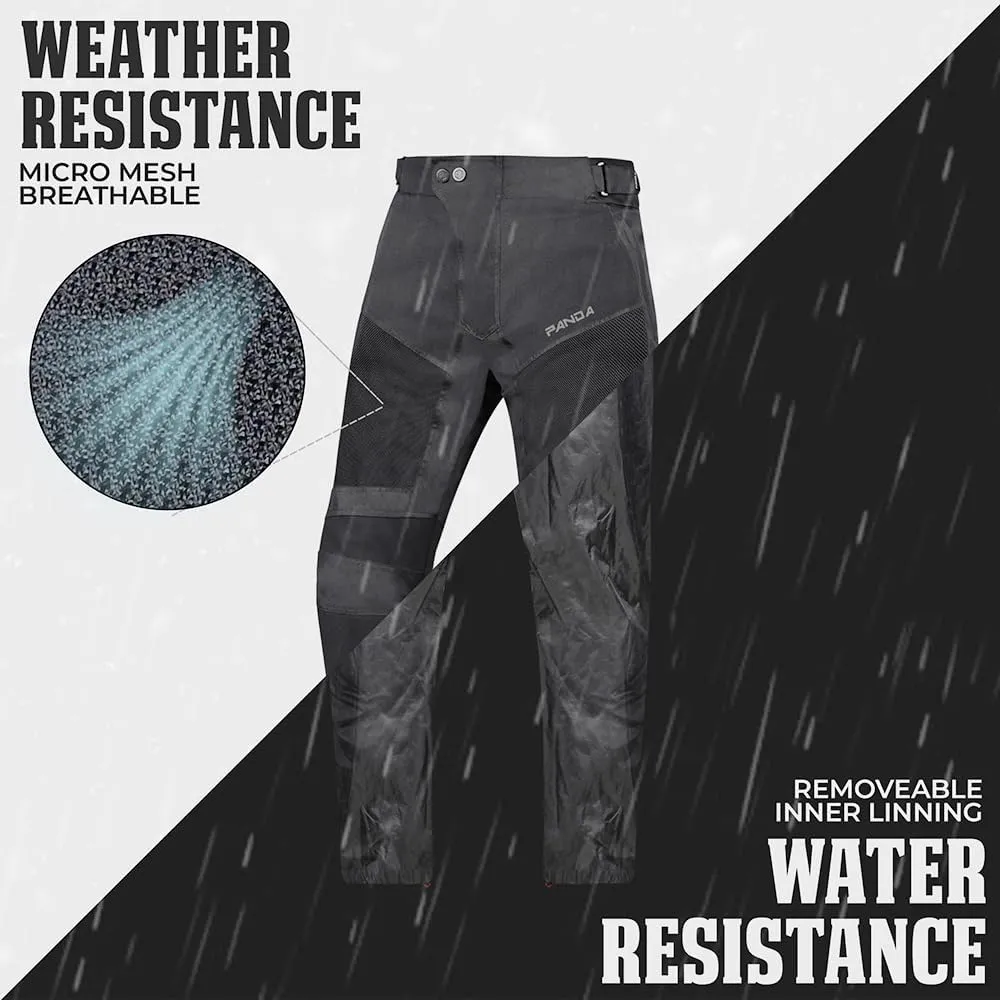 Motorcycle Pants for Men and Women Waterproof CE Armored Cordura Overpants Enduro Dual Sport Motocross ATV Cargo Work Touring