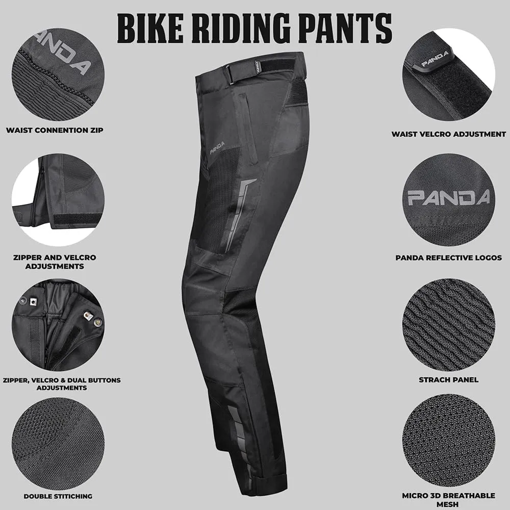 Motorcycle Pants for Men and Women Waterproof CE Armored Cordura Overpants Enduro Dual Sport Motocross ATV Cargo Work Touring